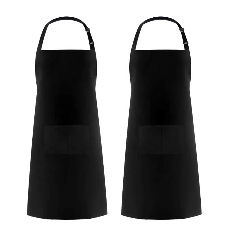 

SunYue Cooking Polyester Black Kitchen Restaurant Coffee Shop Aprons, Can be customized