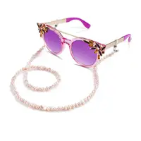

Eyeglass Chain Natural Pearl Beaded Eyeglasses Sunglasses Strap Holder Elegant Eyewear Retainer Chain