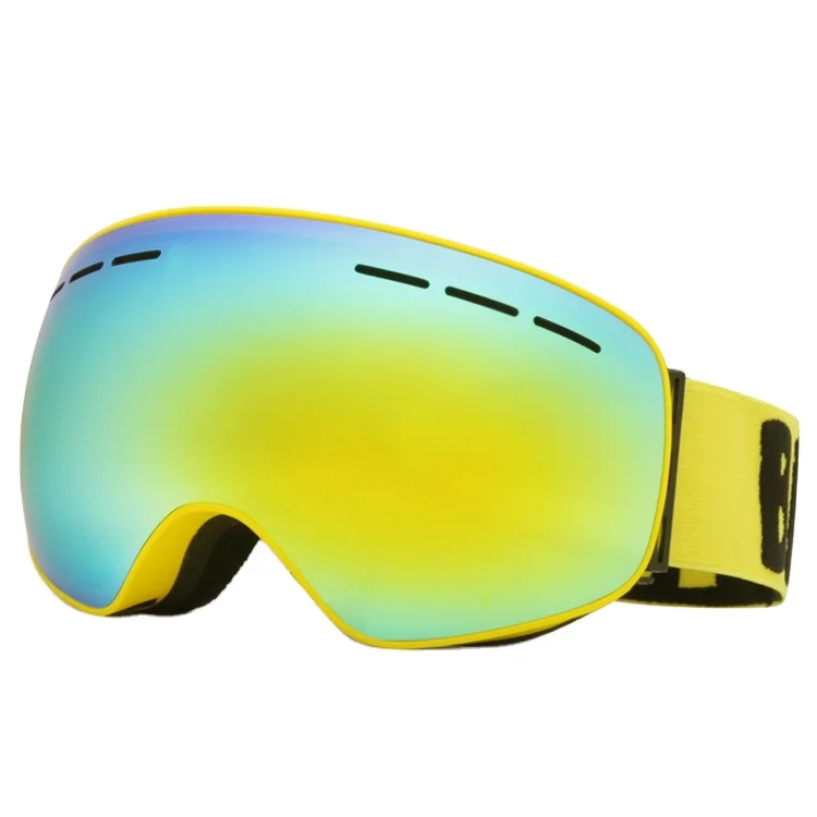 

Custom Logo Private Label Sports Yellow REVO Ice Skating Skateboard Snow Ski Goggles