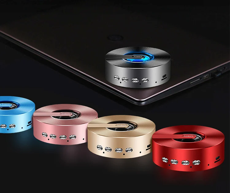 Wireless Bluetooth Speaker Phone Mini Portable Small Steel Cannon Home Audio Subwoofer Speaker - ANKUX.COM