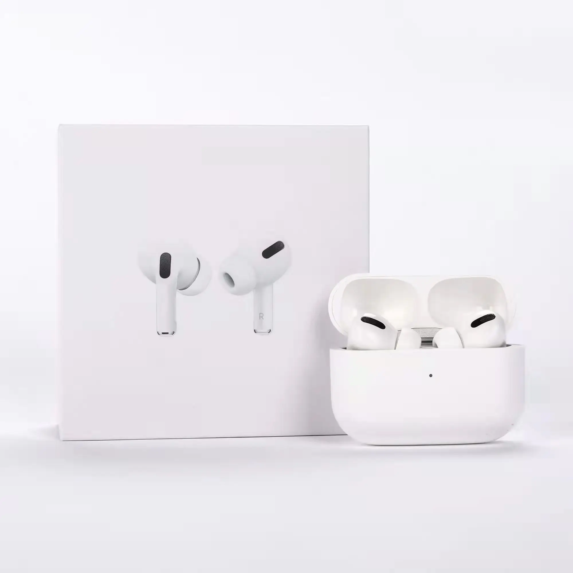 

2021 Original Logo Strong Bass Lux Clone Airoha Air Gen 3 Pro TWS Wireless Earbuds, White