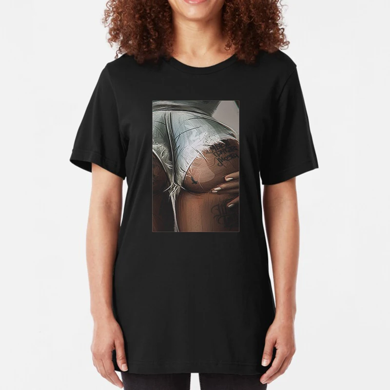 

Wholesale Custom Sexy Black Girl Printed Tshirt T Shirt 100% Cotton Harajuku Tee T Shirt For Women, Picture