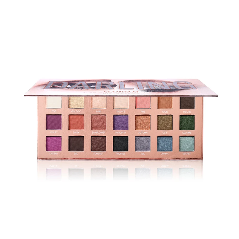 

21 Colors Shimmer Powder Makeup eyeshadow Pallete Custom Eyeshadow Palette, Muliti-color