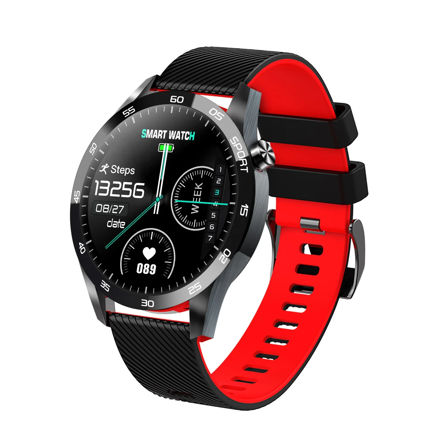

2021 New smartwatch Fitness Band heart rate blood oxygen Temperature Detection Sports Smart Bracelet Watch