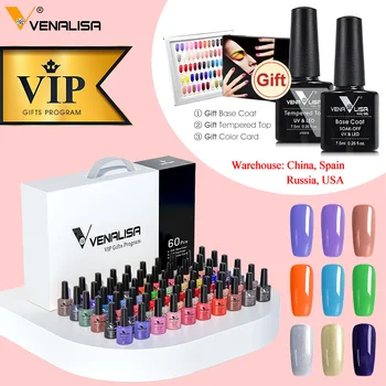 Venalisa Gel Nail Polish Vip Set 60pcs/kit Manicure Nail 