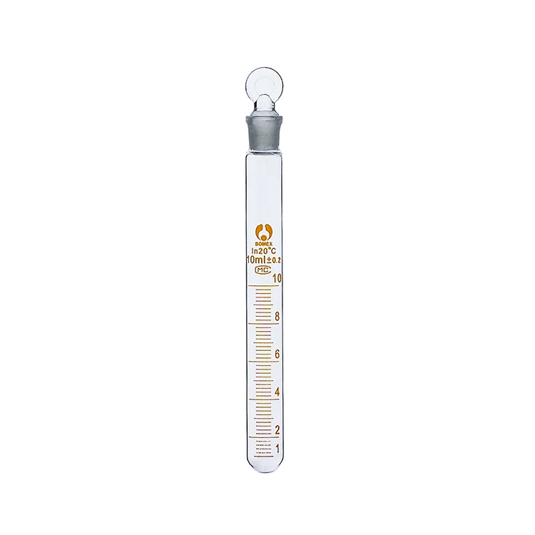 
well selling 15ml round bottom transparent quartz test tube with glass caps 