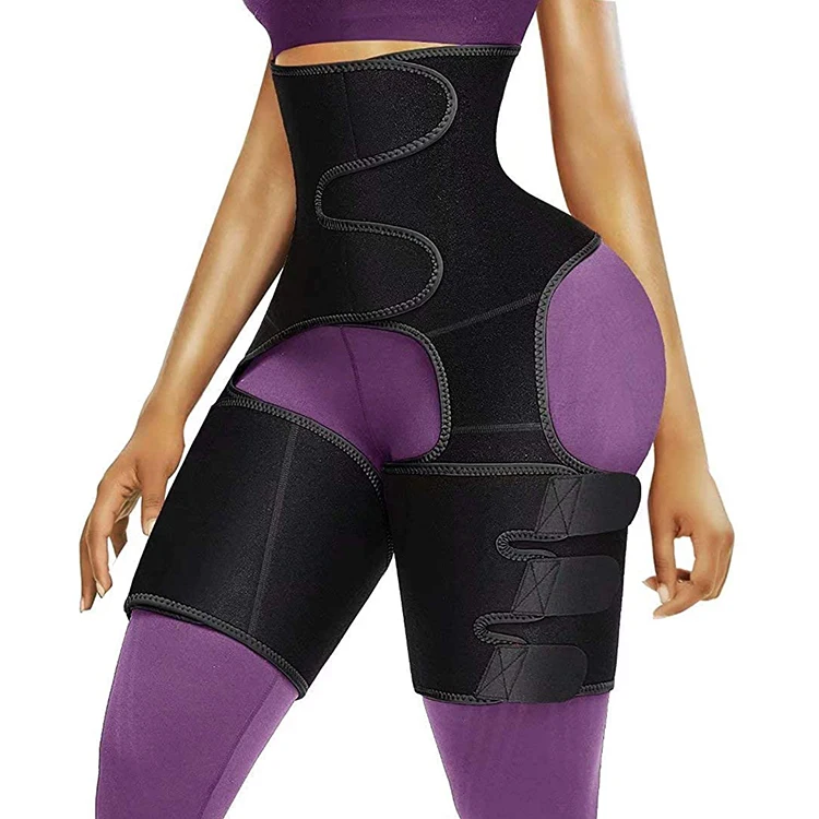 

Custom Logo Compression High Waist Waist And Thigh Trimmer Neoprene Thigh Eraser Booty Neoprene Thigh Shapers, As show