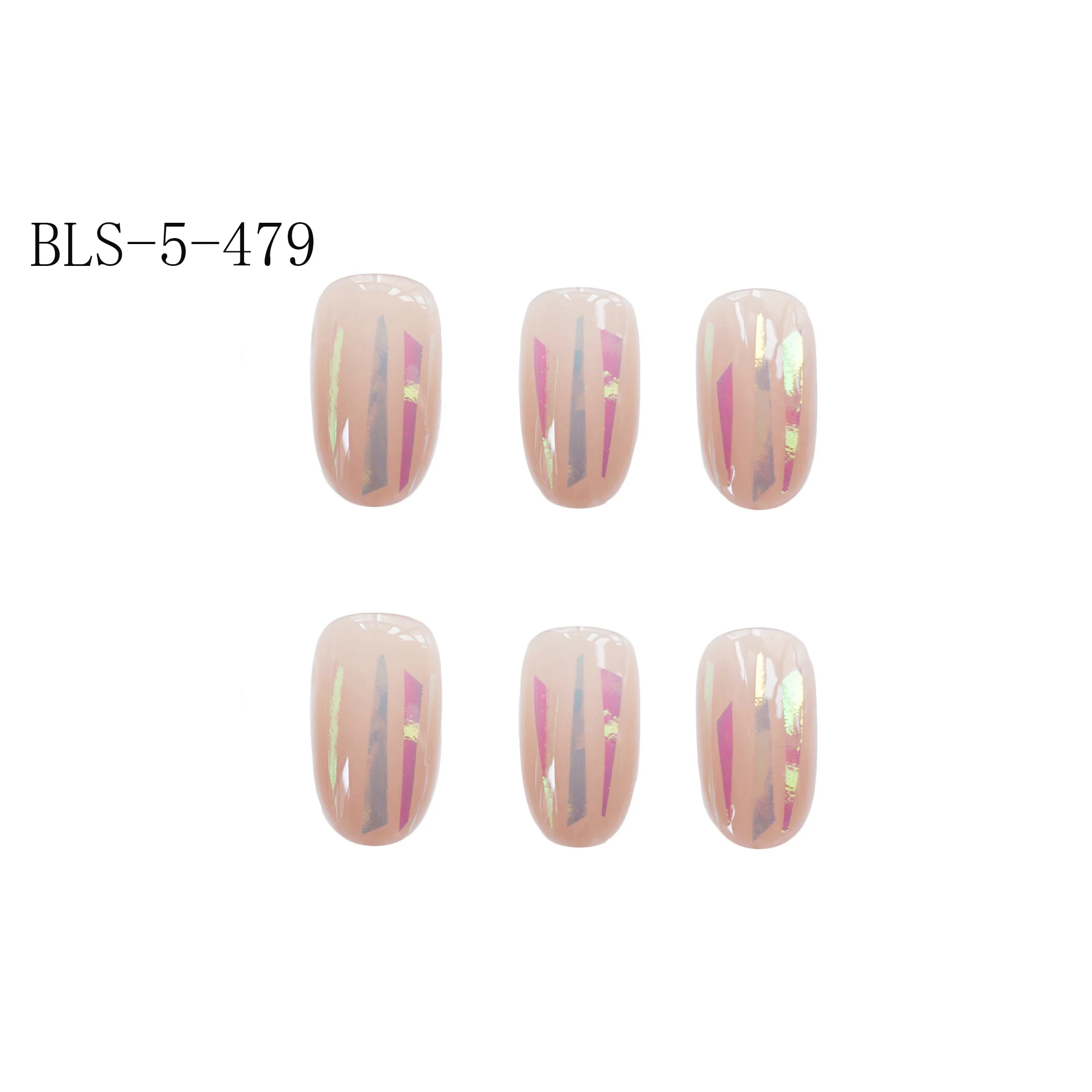 

Hot sale matte design art ladies fake nails full coverage fake nails, Multi color