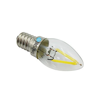 C7 T10 T20 T22 Vintage LED Filament Light Bulb 0.5W Equivalent to 5w Incandescent Bulb E12 E14 Candelabra Base Warm White 2700K