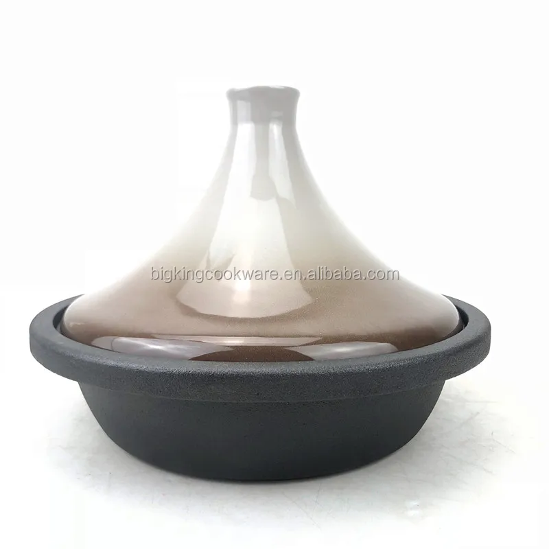 

2021 hot sales new best-selling cast iron enamel Tagine pot 2L OEM