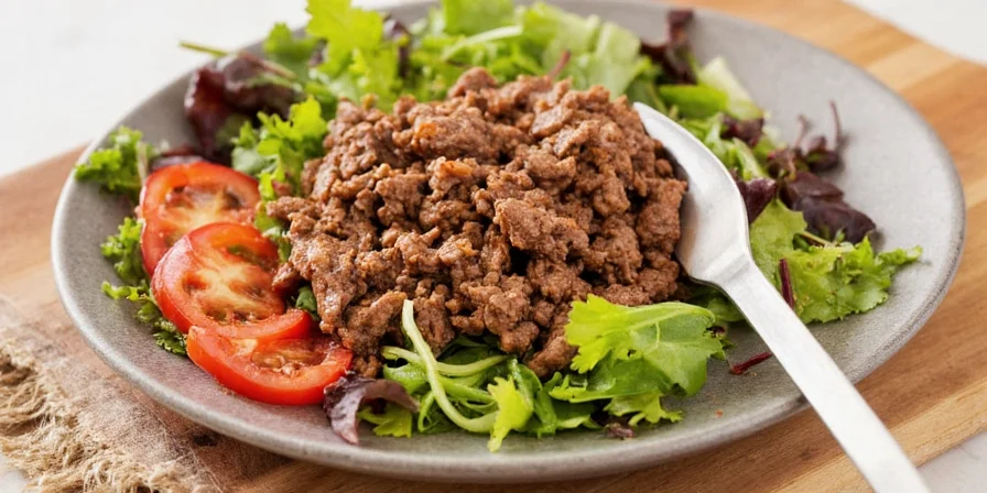 Before and After Spice Upgrade on Beef Salad