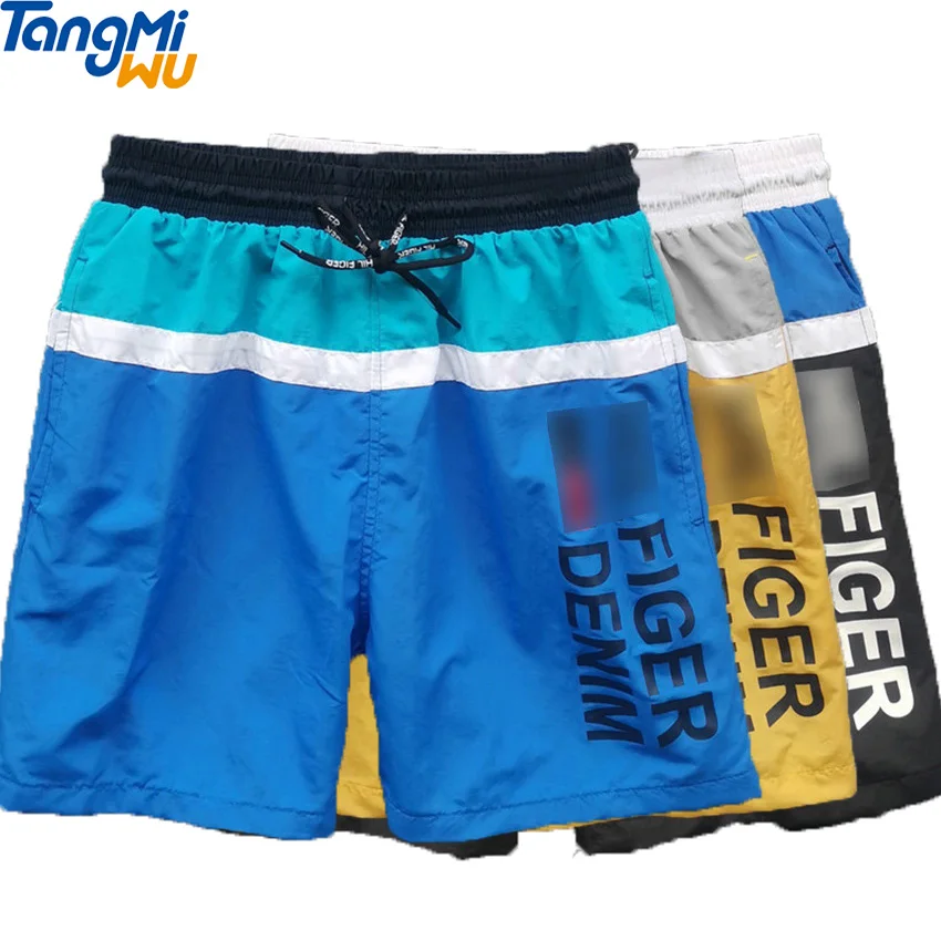 

Fashion brand summer 100% nylon POLO loose breathable beach shorts waist drawstring sports board shorts men