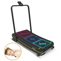

New fitness small home use manual treadmill with foldable by self-powered burn more calories speed up to 15km/h