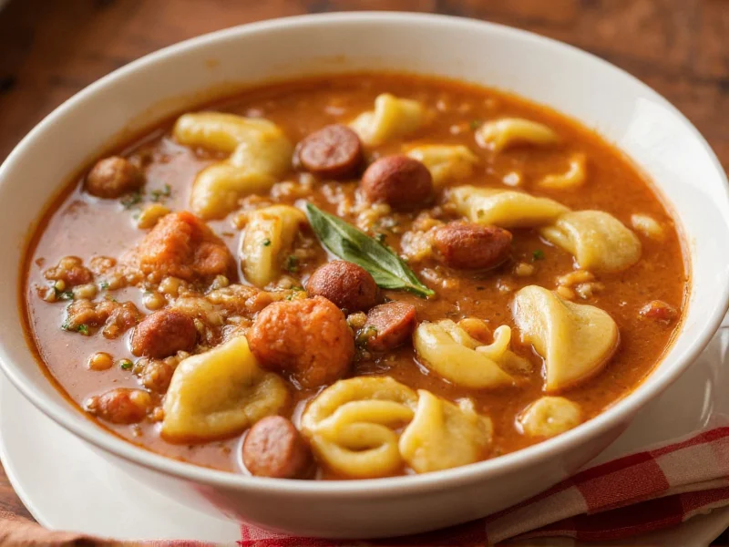 Sausage and Tortellini Soup: Quick Comfort Food Recipe