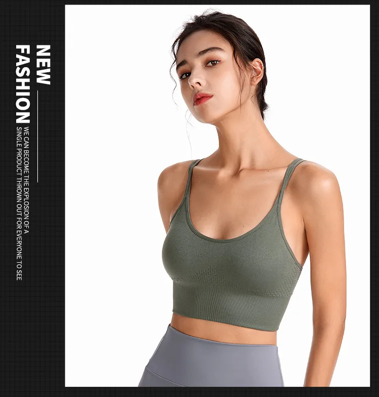 

ladies stylish hot yoga bralette push up bra young women's underwear plain spandex bra gym sport wear running bras for women