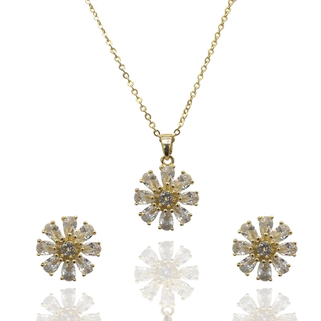 

Promotional Good quality wholesale snow jewelry set Hot sale Classic, Golden