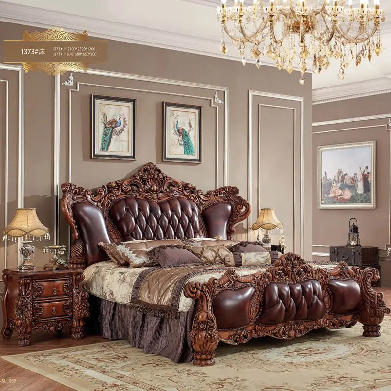 Hot Design Bedroom Furniture Factory Price Light Luxury European Style