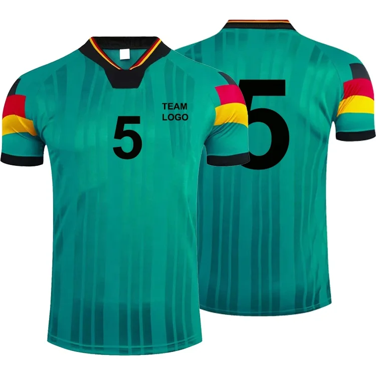 

Top thailand quality soccer jersey retro football shirts stock wholesale bulk teams classic soccer jersey, Blue