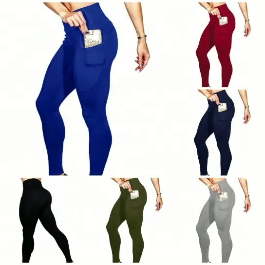 

Mercadoliver Hot Selling OEM Yoga Pants Women waist trainer leggins deport Leggings For Fitness High Waist Long Pants, As picture shows