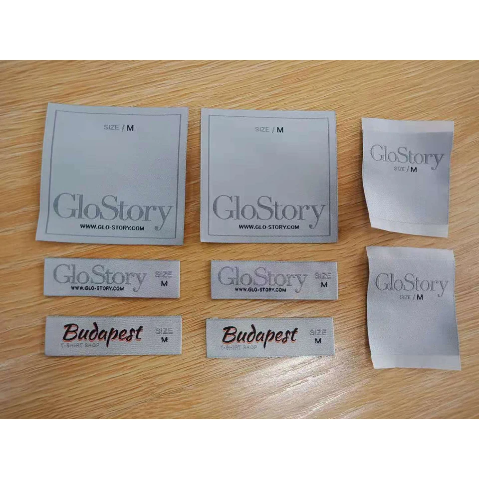 

Custom Private Lable Low MOQ Cutomized Garment Lables Woven label for clothing