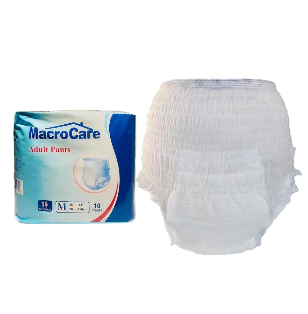 

Macrocare color disposable diapers adult super