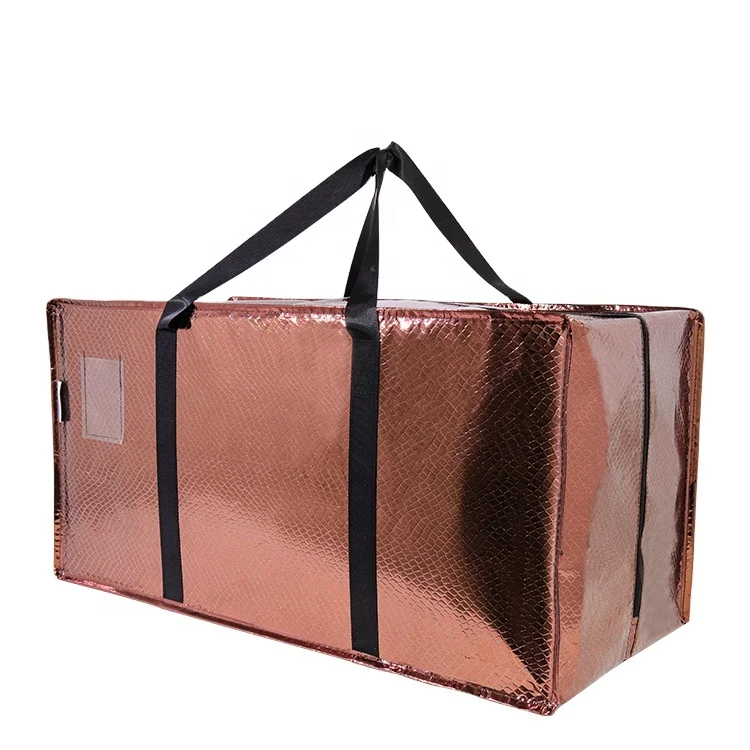 

Ready Made Big Storge Moving Bag with Zipper Heavy Duty Moving Bags Waterproof XL Packing Supplies Storage Bags Minimalist