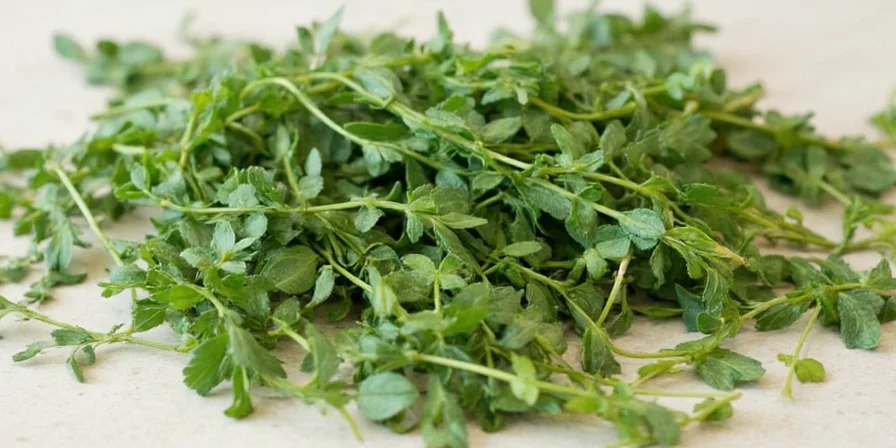 Golden oregano plant with yellow leaves