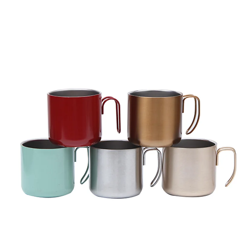 

High Quality Thermo Stainless Steel Double Wall Vacuum coffee mug, Stainless steel color