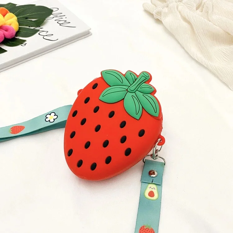 

Children's mini bags kawaii strawberry toddler purse cute cartoon crossbody shoulder bag little girl purses, 3 designs