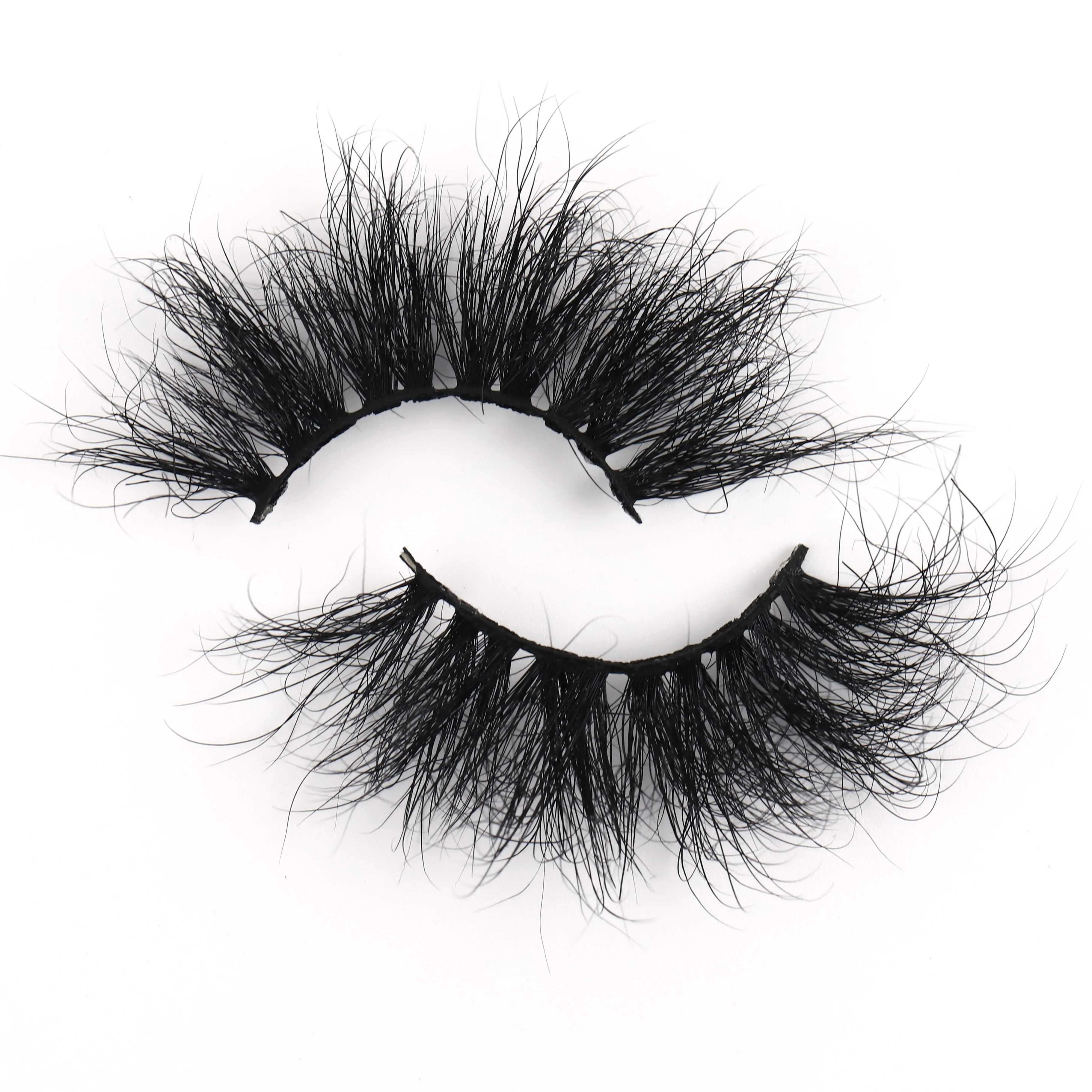 

Fluffy styles hot selling samples factory price long 25mm 3d Mink lashes