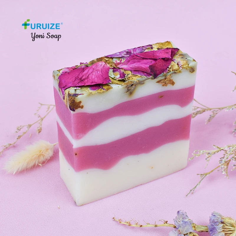 

Furuize hot selling 150g yoni soap bar for women ph balance yoni soap set 100% natural herbs yoni soap