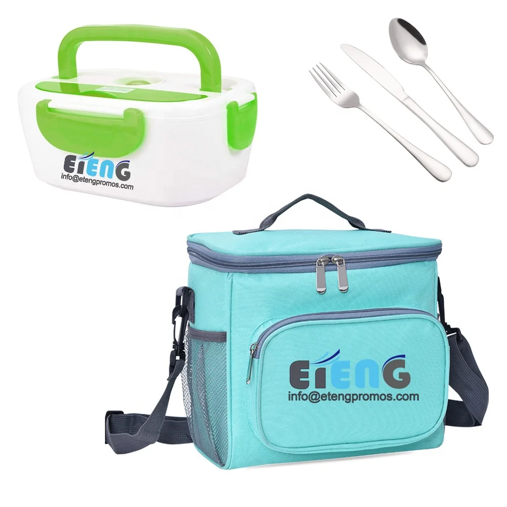 

Promotion Cheap A Set 220V PP Container Electric Lunch Box With Insulation Bag Thermo bag