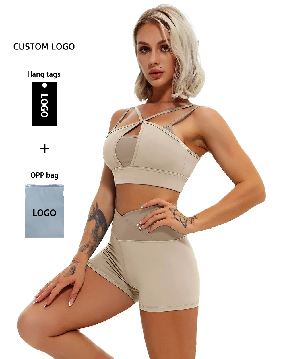 

Summer Outdoor Woman Exercise Wear Sexy Gym Outfits Mrporter Sport Clothing, Customized color