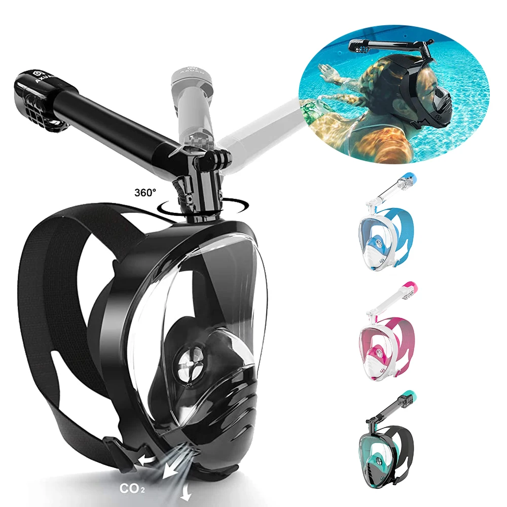 

Water Sports Toys Adult Full Face Snorkeling Mask Snorkel Diving Scuba Swim Mask