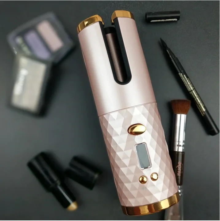 

USB Rechargeable Wireless Automatic Hair Curler, Portable Auto Magic Hair Curler Cordless Wireless Automatic Hair Curler, Customized