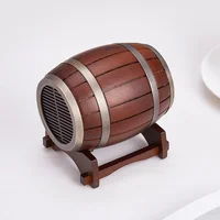 

Wooden Barrel Speakers Portable Wireless Bluetooth Speakers