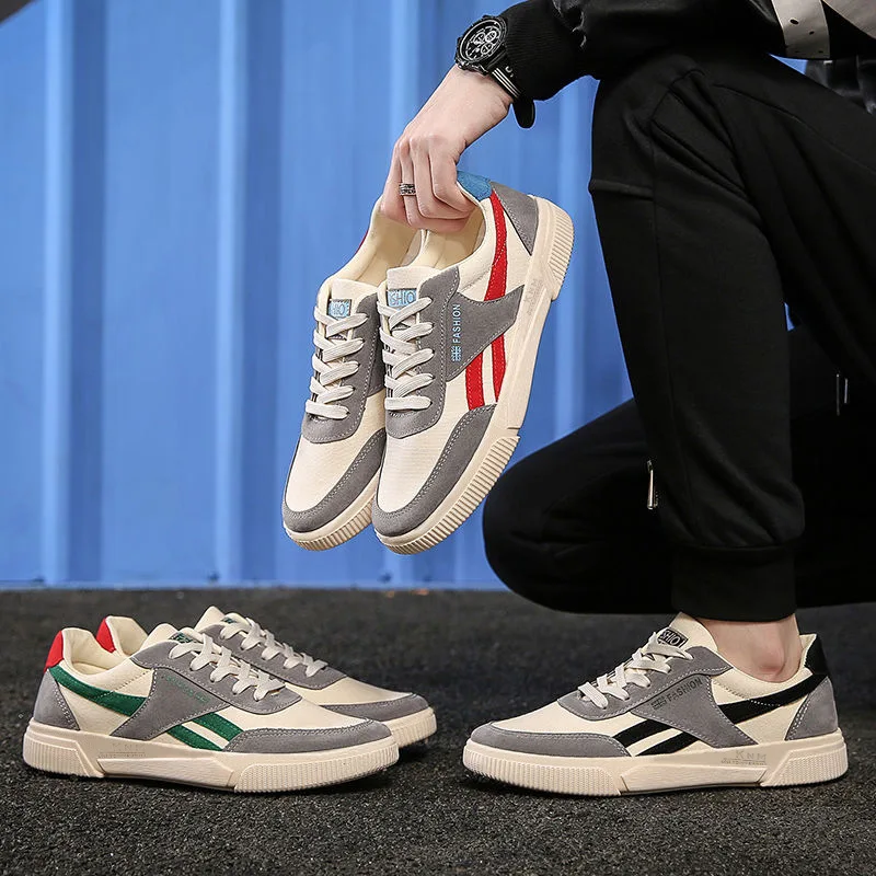 

Customized High Quality  Size Lace-Up Type Canvas Men Running Sport Sneakers, 3 colors