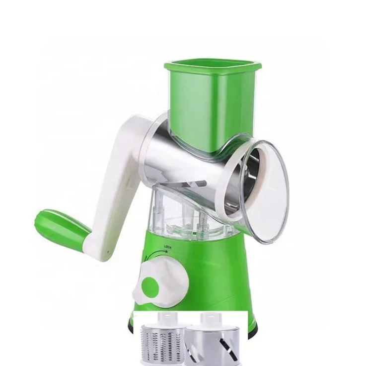 Image of Hot sale rotary Cheese Shredder Multifunctional Drum Cutter Kitchen Hand Cheese Shredder