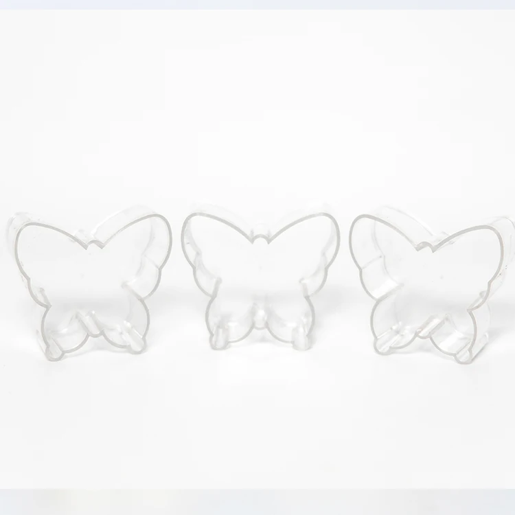 

butterfly shape home decorate plastic tealight container candle holders