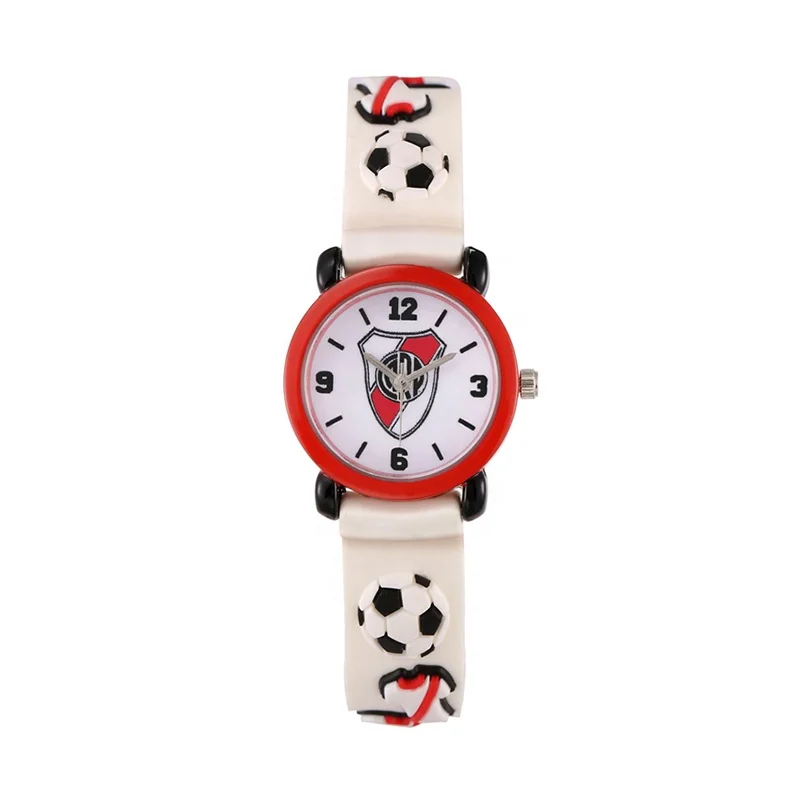 
Kids Rubber Strap 3D Cartoon kids analog watch for Girls Boys 