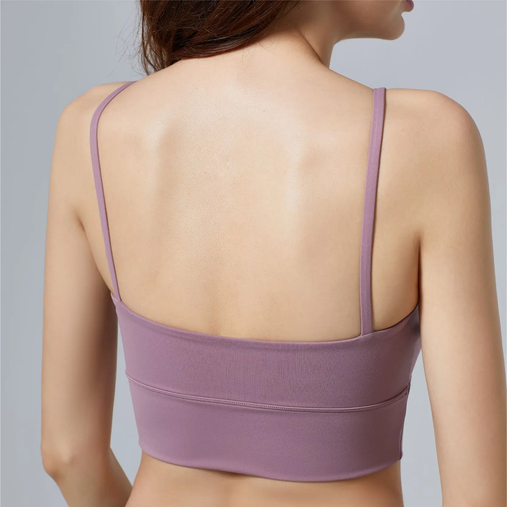 

Amazon hot breathable sports vest nude yoga beauty back fashion bra