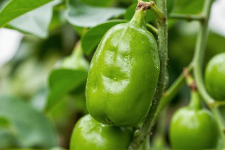Black pepper vine growing on a trellis