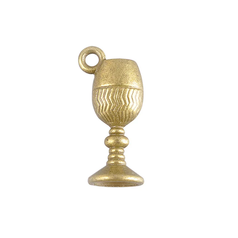 

Antique Bronze Zinc Alloy Vintage Wine Glass Cup DIY Jewelry Making Charm Pendant Jewelry Making Accessories For Make Bracelet