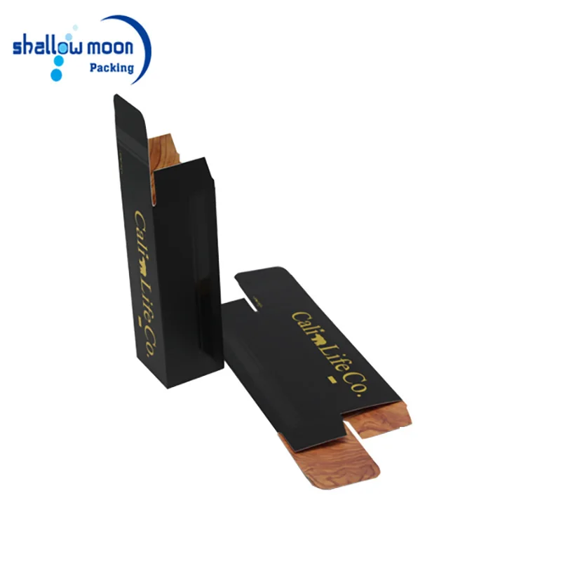 
Durable Custom Gold Foil Custom Long Size Craft Silk Black Gift Boxes 