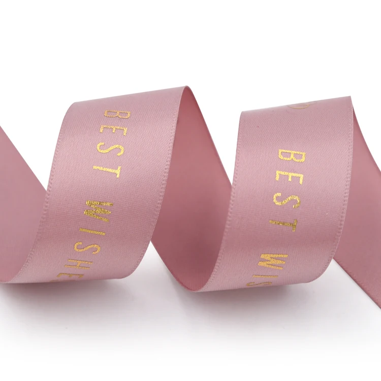 

Factory Direct High Quality Customised Logo Single Faced Solid Color Packaging Satin Gift Ribbon
