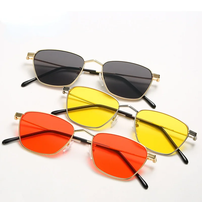 

Colored Sunglasses Square Metal Sunglasses