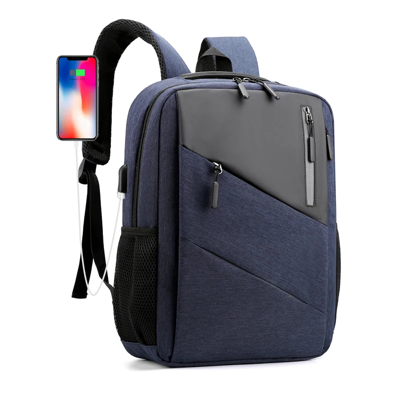 

2020 custom new design High quality Leisure business computer laptop bag backpack with USB charge port