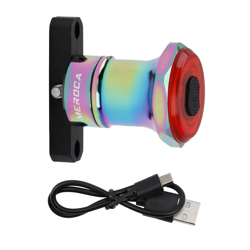 

Mountain Bike USB Chargeable Bike Indicator Rear Brake Light Child Bike Curved Tail Light