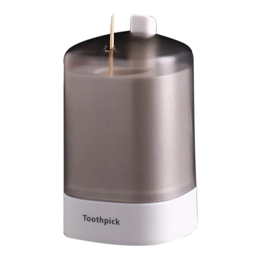 

Automatic Toothpick Dispenser Press Type Portable Nonslip Toothpick Holder, White, blue, green