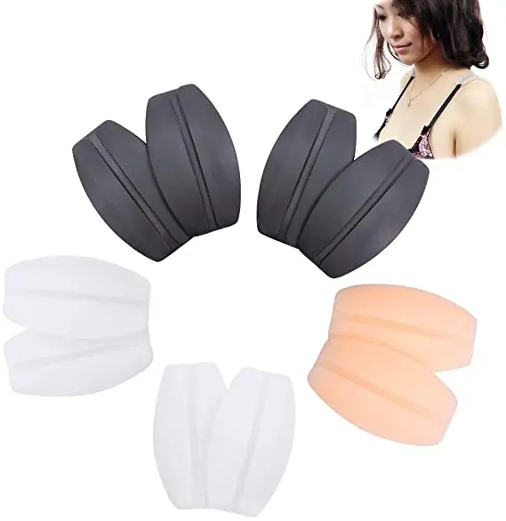 

5 Pairs Silicone Bra Strap Cushions Soft Holder Relief Pain Non-slip Shoulder Protectors Underwear Pads